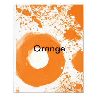 Foto Orange Art Impressão
