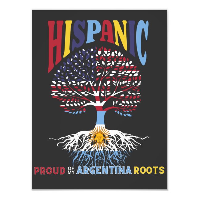 Foto Orgulho das minhas raízes argentinas Herança Hispâ (Frente)