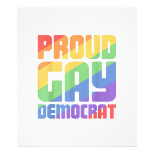 Foto Orgulhoso Democrata Gay Engraçado LGBT
