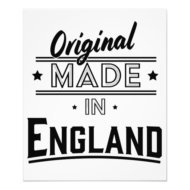 Foto Original Feito na Inglaterra (Frente)