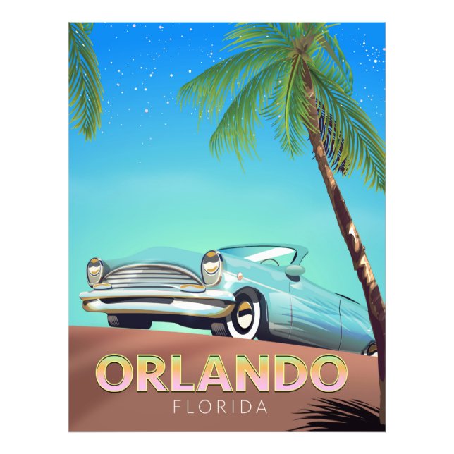 Foto Orlando Florida viagens vintage, (Frente)