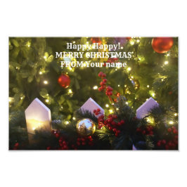 Foto ornamentos de árvores de Natal