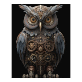 Foto Ornate Clockwork Owl