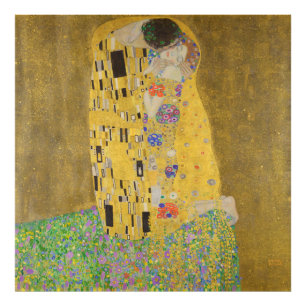 Foto Os amantes beijando o abraço de Gustav Klimt