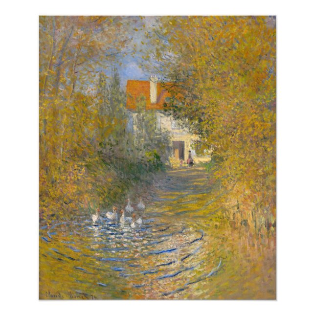 Foto Os gansos de Claude Monet (Frente)