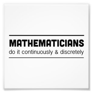 Foto Os matemáticos fazem-no