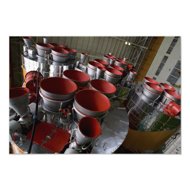 Foto Os propulsores da nave Soyuz TMA-14 (Frente)