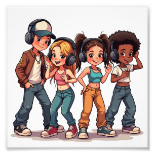 Foto Os quatro amigos artistas