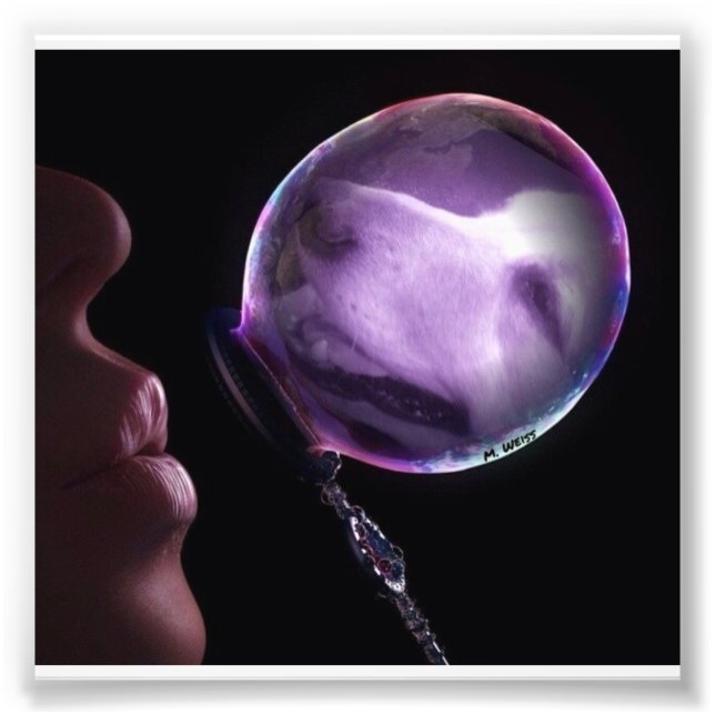 Foto Ouro Em Uma Bolha (Frente)