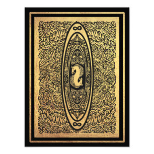 Foto Ouro Seacavalo Mandala - Ornamentado Infinito Desi