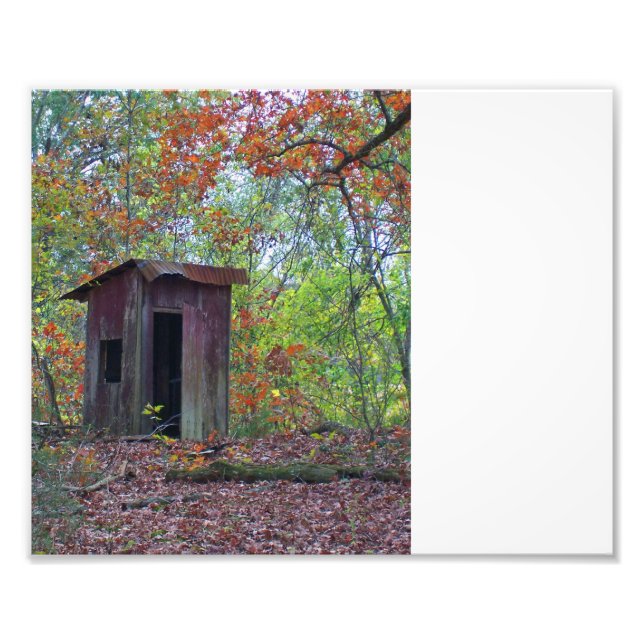Foto Outhouse in thall Fall (Frente)