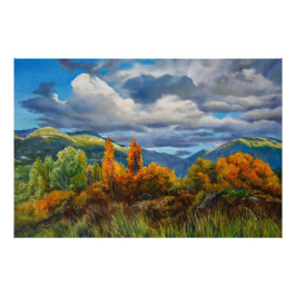 Foto Outono do ouro nas montanhas