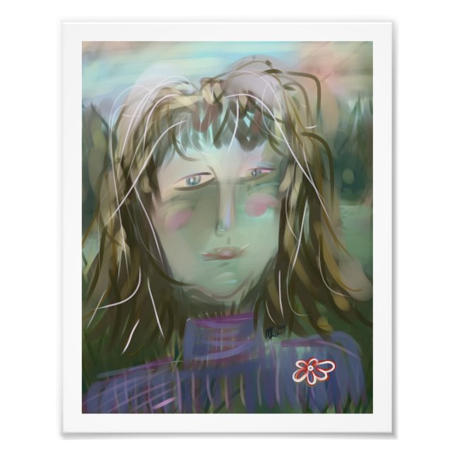 Foto Ouvindo ~ Retrato Feminino Moderno (Frente)