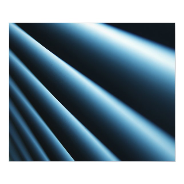 Foto padrão abstrato azul (Frente)