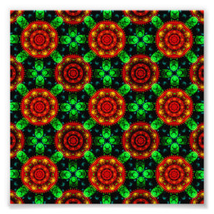 Foto Padrão Abstrato Floral Moderno Boho Elegante #504