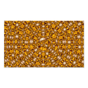 Foto Padrão Abstrato Vermelho Dourado Boho Marroquino