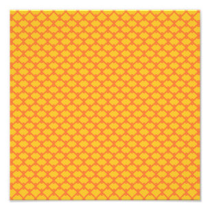 Foto Padrão Amarelo e Laranja