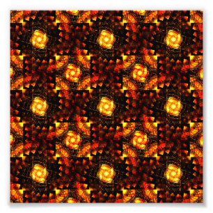 Foto Padrão de Arte Abstrata Boho Moderno Elegante Dour