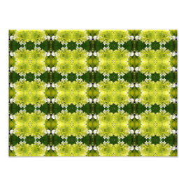 Foto Padrão de Blooms de Abstrato Verde Chartreuse