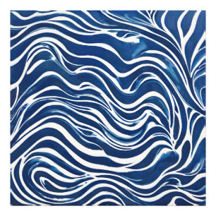 Foto Padrão de espiral branco azul 06