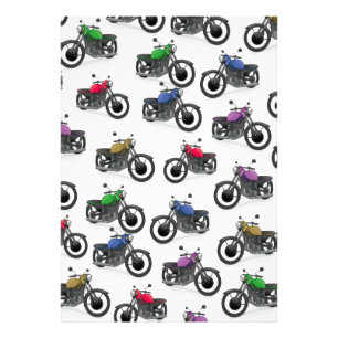 Foto Padrão de motocicleta multicolorida