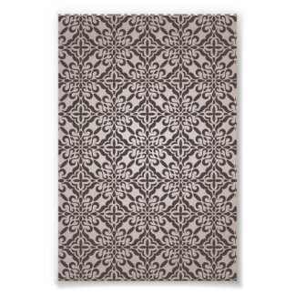Foto Padrão de Papel de Parede Floral Detalhado