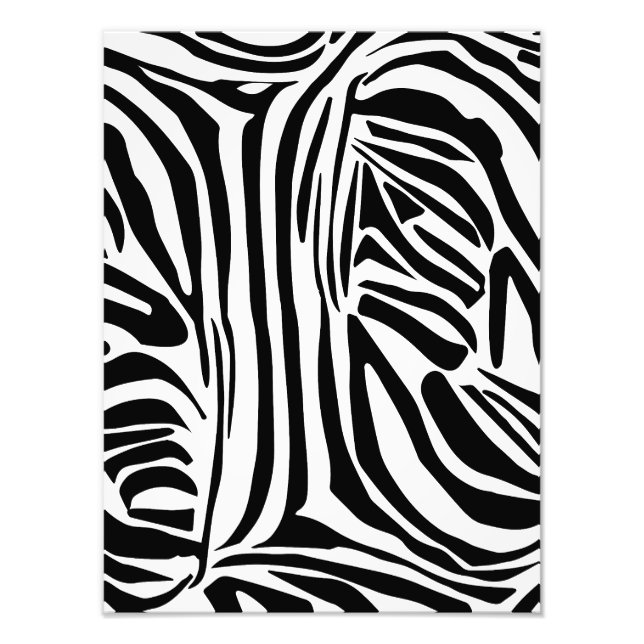 Foto Padrão de zebra (Frente)