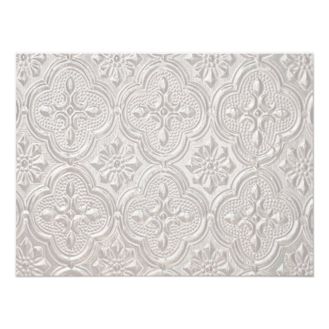 Foto Padrão Floral Branco (Frente)