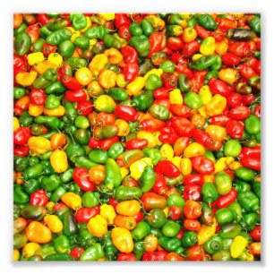 Foto Padrão picante colorido