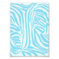 Padrão Zebra Azul