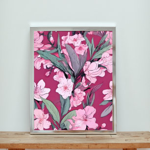 Foto Padrões Florais Cor-de-Rosa