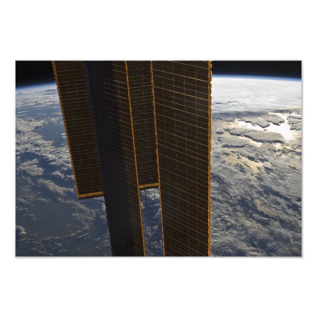 Foto Painéis solares da Estação Espacial Internacional (Frente)