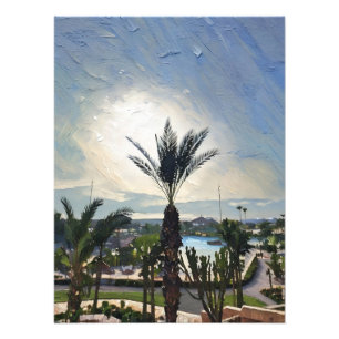 Foto Paisagem bonita do resort costeiro com palmeiras