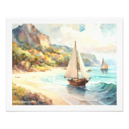 Foto Paisagem com navios de mar e de navegação