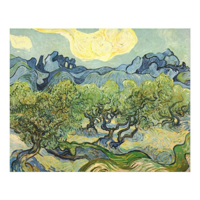 Foto Paisagem com Olive Vincent Willem van Gogh (Frente)