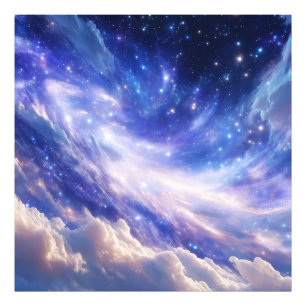 Foto Paisagem Cósmica: Nebulosa Inundada e Noite Estrel