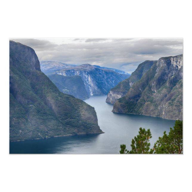Foto Paisagem da Noruega (Frente)