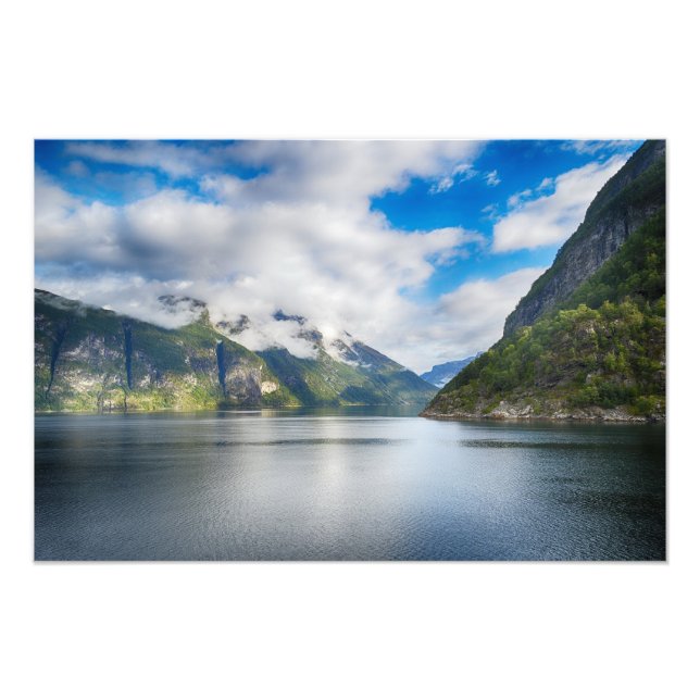 Foto Paisagem da Noruega (Frente)