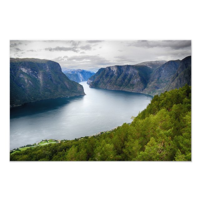 Foto Paisagem da Noruega (Frente)