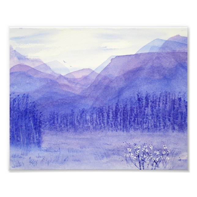 Foto Paisagem de Aquarela do Vale do Fantasma (Frente)