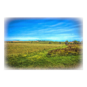 Foto Paisagem de Fazenda de Iowa - Queda