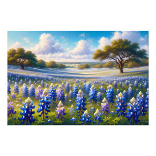 Foto Paisagem de Prado de Bluebonnet do Texas