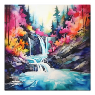 Foto Paisagem de Tinta Colorida