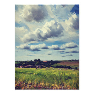 Foto Paisagem do campo pitoresco