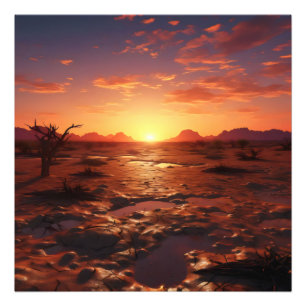 Foto Paisagem do Deserto Sunset