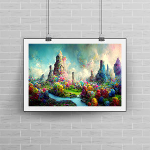 Foto Paisagem Natureza da Fantasia Alienígena Encantada