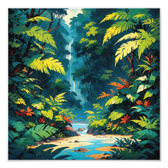 Foto Paisagem Solar Tropical Paraíso Lush (Frente)