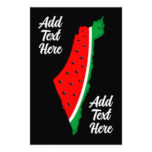 Foto Palestina - Mapa Watermelon - Símbolo da liberdade