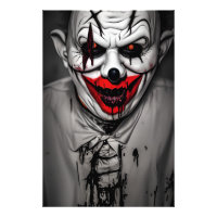 Palhaço de sorriso de Mau assustador