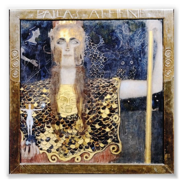 Foto Pallas Athena por George Klimt & Gustav Klimt (Frente)